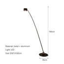 GobekUsa Black Floor Lamp | Nordic Style LED Light for Living Room, Bedroom, or Salon