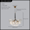 GobekUsa Glass Balls Ceiling Pendant Lights Minimalist Living Room Chandelier Shop Bar Decor