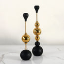 GobekUsa Golden Stainless Steel Candle Holder for Wedding Decor
