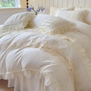 GobekUsa Lace Princess Bedding Set Twin Queen Bed All Seasons