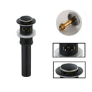 GobekUsa Gold Large Round Bathroom Pop-up Drain for Copper Washbasin Sink