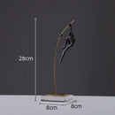 GobekUsa Gymnastic Acrobat Resin Sculpture Ornaments for Living Room Decor