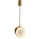 GobekUsa Golden Marble LED Pendant Light: Luxe Nordic Minimalist Decor for Living & Dining Rooms