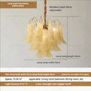 GobekUsa Crystal Chandelier: French Light Luxury Retro Color Living Room Villa Dining Room Lamps