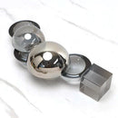 GobekUsa Geometric Crystal Ornaments Ring Sculpture Home Decor Figurines