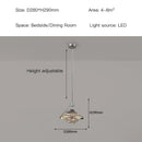 GobekUsa Gold LED Pendant Lamp: Modern Luxury Style for Bedroom, Living Room, Dining Room