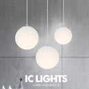 GobekUsa Frosted Acrylic Ball Pendant Light: Modern Minimalist Home Decor E27