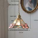 GobekUsa Glass Brass Pendant Lamp Adjustable Wire LED Dining Room Kitchen Bar Balcony Decor