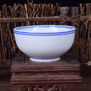 GobekUsa Blue and White Porcelain Rice Bowl - Jingdezhen Ceramic Soup Bowl