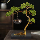 GobekUsa Enamel Pine Ornaments: Wealth-Attracting Chinese Style Home Decor & Housewarming Gift