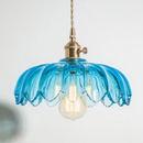 GobekUsa Brass Glass LED Pendant Lamp for Cafe Bar Restaurant Bedroom Loft
