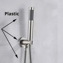 GobekUsa Handshower Head with Stainless Steel Hose - Wall Mounted Faucet Set