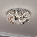 GobekUsa Crystal Ceiling Chandelier: Luxury LED Pendant Light for Elegant Interiors
