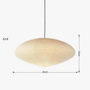 GobekUsa Japanese Wabi Sabi Pendant Light LED E27 Noguchi Akari Rice Paper Ceiling Hanging