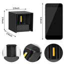 GobekUsa LED Wall Light: Waterproof Indoor Outdoor Decor Lamp for Bedroom Living Room