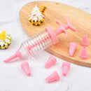 GobekUsa Cookie Cream Cake Press Decorating Kit Butter Syringe Pastry Baking Tools