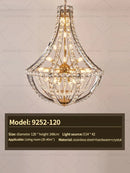GobekUsa Crystal Chandelier: Modern Luxury for Living, Dining, Bedroom
