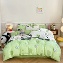 GobekUsa Animal Pattern Bedding Set - King/Queen Size Quilt Set for Comfortable Home.