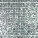Shimmer Flint Silver 12x12 Glossy Uniform Square Glass Mosaic Tile (20 pack, 20 sq ft/case) - Sample