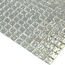 Shimmer Flint Silver 12x12 Glossy Uniform Square Glass Mosaic Tile (20 pack, 20 sq ft/case) - Sample