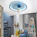 GobekUsa Astronaut LED Ceiling Lights: Nordic Style for Kids' Room, Study, Restaurant Decor