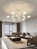GobekUsa LED Chandelier: Modern Smart Remote Ceiling Light for Living Room Bedroom Dining Kitchen