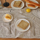 GobekUsa English Newspaper Style Photography Props Backdrops Placemat Tablecloth Tea Towel Mats