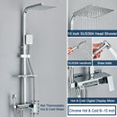 GobekUsa Digital Display Shower System with Thermostatic Control and Tub Spout