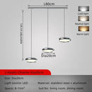 GobekUsa Circular Dining Pendant Chandelier LED Light for Kitchen, Living Room & Bedroom