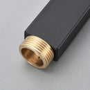 GobekUsa Black Bathroom Shower Faucet Extension Tube - Round & Square 30/40cm General Interface