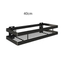 GobekUsa Black SUS 304 Bathroom Shelf Shower Storage Basket Holder for Shampoo & Bath Essentials