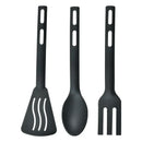 GobekUsa Kitchen Utensils Set Silicone Spatula Slotted Spoon Portable Camping Cutlery