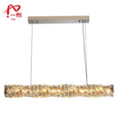 GobekUsa Crystal Dining Table Pendant Lamp: Elegant Led Decoration for Kitchen Island, Restaurant, Living Room