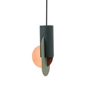 GobekUsa Green Cylindrical LED Pendant Light - Nordic Modern Single Head Hanging Lamp