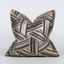 GobekUsa Jacquard High-end Cushion Cover 45x45cm Black Gold Decorative Pillowcase