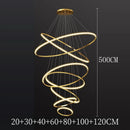 Nordic Acrylic Iron LED Pendant Light Chandelier