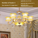 GobekUsa Elegant Crystal Chandelier Living Room Bedroom Lighting