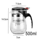 GobekUsa Glass Tea Set with Infuser, Pu Erh Kettle, Gaiwan Pots - 900ml