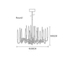 GobekUsa Crystal Candle Wall Sconce: Luxury Retro Light Fixture for Living Room Decor