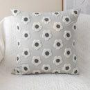 GobekUsa Daisy Flora Embroidered Cushion Cover - Home Decor Yellow Blue Flowers