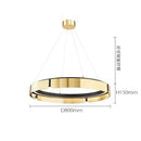 GobekUsa LED Chandelier: Modern Minimalist Pendant Light for Living, Dining, Kitchen, Bedroom