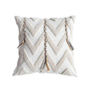 GobekUsa Beige Crochet Tufted Pillow Cover: Nordic Style Home Decor Cushion
