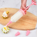 GobekUsa Cookie Cream Cake Press Decorating Kit Butter Syringe Pastry Baking Tools