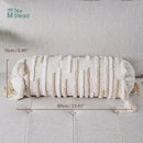 GobekUsa Boho Tufted Tassel Lumbar Throw Pillow