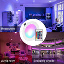 GobekUsa Dimmable RGB LED Downlight 10W/15W Ceiling Spot Light with Remote Control