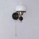 GobekUsa French Retro Living Room Bedroom Wall Lamp