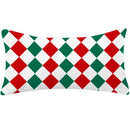 GobekUsa Christmas Cotton Linen Pillowcases - Decorative Sofa Cushion Cover in Various Sizes