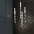 GobekUsa Crystal Glass LED Pendant Light: Modern Nordic Restaurant Hallway Lighting