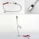 GobekUsa LED Gooseneck Work Light 3W Industrial Hose Lamp with Switch