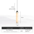 GobekUsa Black Gold Marble Cylinder Pendant Light for Modern Home Decor